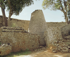 167. Conical Tower + circular wall of Great Zimbabwe 167. Conical Tower + circular wall of Great Zimbabwe