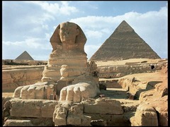 17. Great Pyramid (Menkaure, Khafre, Khufu) and Great Sphinx 17. Great Pyramid (Menkaure, Khafre, Khufu) and Great Sphinx