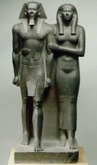 18. Menkaura and queen 18. Menkaura and queen