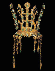 196. Gold and jade crown 196. Gold and jade crown