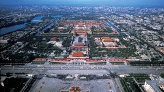 206. The Forbidden City
Location: Beijing, China
Architect: plotted by Zhu Di, a YongLe emperor
Date: started in 1406, ended in 1420
Culture: Chinese
Period/Style: Chinese Architecture (Ming Dynasty)
Medium/Material: stone from Fangshang, timber and stone transported on ice, white lime and glutinous rice (walls), cement is made from glutinous rice and egg whites
Theme(s): power, change, hierarchy
Form: red walls and yellow glazed roof tiles, a micro-city , measures 961 meters in length and 753 meters in width; more than 90 palace compounds including 98 buildings and surrounded by a moat as wide as 52 meters; 15 layer pathways
Function: political and ritual center of China for over 500 years
Content: 9,999 rooms, outer court has five halls used for ceremonial purposes and other
official business; lots of yellow, to represent the connection to the element of earth; Hall of Supreme Harmony has a dragon, phoenix, lion, heavenly steed, sea horse, Suan ní, ziè jhì, Dòuniú, and zíng shén
Context: The number 206. The Forbidden City
Location: Beijing, China
Architect: plotted by Zhu Di, a YongLe emperor
Date: started in 1406, ended in 1420
Culture: Chinese
Period/Style: Chinese Architecture (Ming Dynasty)
Medium/Material: stone from Fangshang, timber and stone transported on ice, white lime and glutinous rice (walls), cement is made from glutinous rice and egg whites
Theme(s): power, change, hierarchy
Form: red walls and yellow glazed roof tiles, a micro-city , measures 961 meters in length and 753 meters in width; more than 90 palace compounds including 98 buildings and surrounded by a moat as wide as 52 meters; 15 layer pathways
Function: political and ritual center of China for over 500 years
Content: 9,999 rooms, outer court has five halls used for ceremonial purposes and other
official business; lots of yellow, to represent the connection to the element of earth; Hall of Supreme Harmony has a dragon, phoenix, lion, heavenly steed, sea horse, Suan ní, ziè jhì, Dòuniú, and zíng shén
Context: The number