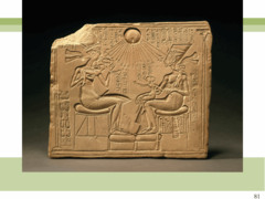 22. Akhenaton, Neferiti, and three daughters 22. Akhenaton, Neferiti, and three daughters