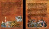50. Rebecca and Eliezer at the Well and Jacob Wrestling with the Angel, from Genesis 50. Rebecca and Eliezer at the Well and Jacob Wrestling with the Angel, from Genesis