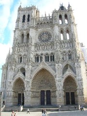 Amiens Cathedral, Amiens, France,Gothic Art Amiens Cathedral, Amiens, France,Gothic Art