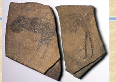 Apollo 11 stones, Namibia. 25,500-25,300 bce charcoal on stone Apollo 11 stones, Namibia. 25,500-25,300 bce charcoal on stone