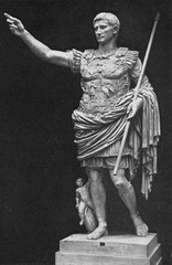 Augustus of Primaporta, 20 CE, marble,Early Imperial Roman Art Augustus of Primaporta, 20 CE, marble,Early Imperial Roman Art