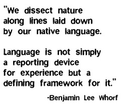 Benjamin Whorf Benjamin Whorf