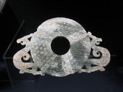 Bi with Dragons,4th-3rd century,nephrite,Chinese Art Bi with Dragons,4th-3rd century,nephrite,Chinese Art