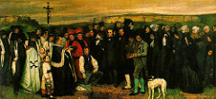 Burial at Organs by Gustave Courbet, 1849 Burial at Organs by Gustave Courbet, 1849