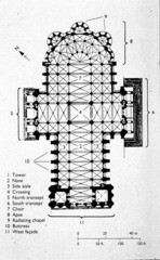 Chartres Cathedral plan Chartres Cathedral plan