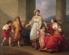 Cornelia, Mother of the Gracchi by Angelica Kauffman, 1785 Cornelia, Mother of the Gracchi by Angelica Kauffman, 1785
