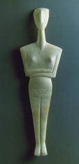 Cycladic Female Figure, c. 2500 B.C.E.,Cycladic Art Cycladic Female Figure, c. 2500 B.C.E.,Cycladic Art