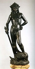 David by Donatello
From the Palazzo Medici in Florence, Italy.
Original bronze
1440-1460 David by Donatello
From the Palazzo Medici in Florence, Italy.
Original bronze
1440-1460