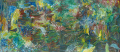 Earth's Creation
Emily Kame Kngwarreye. Utopia Australia. 1994 C.E. Synthetic polymer paint on canvas.
Dump dot technique - using the brush to pound the paint onto the canvas and create layers of colour and movement. Earth's Creation
Emily Kame Kngwarreye. Utopia Australia. 1994 C.E. Synthetic polymer paint on canvas.
Dump dot technique - using the brush to pound the paint onto the canvas and create layers of colour and movement.