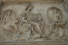 Female Personification - Frieze from Ara Pacis Female Personification - Frieze from Ara Pacis