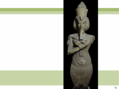 Figure 3-30 Akhenaton, from the temple of Aton, Karnak, Egypt, 18th Dynasty, ca. 1353-1335 BCE. Sandstone, 13' high. Egyptian Museum, Cairo. (new Kingdom) Figure 3-30 Akhenaton, from the temple of Aton, Karnak, Egypt, 18th Dynasty, ca. 1353-1335 BCE. Sandstone, 13' high. Egyptian Museum, Cairo. (new Kingdom)