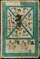 Frontispiece of the Codex Mendoza. Viceroyalty of New Spain. 1541-1542. ink and color on paper Frontispiece of the Codex Mendoza. Viceroyalty of New Spain. 1541-1542. ink and color on paper