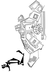 Great Altar of Zeus and Athena at Pergamon Plan Great Altar of Zeus and Athena at Pergamon Plan