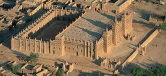 Great Mosque of Djenne. Mali. founded 1200 ce. adobe Great Mosque of Djenne. Mali. founded 1200 ce. adobe