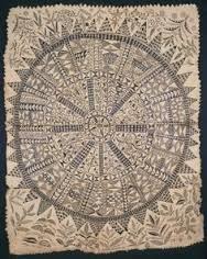 Hiapo (tapa)
Niue. c. 1850-1900 C.E. Tapa or bark cloth, freehand painting
Tapa traditions were regionally unique and historically widespread throughout the Polynesian Islands. Eastern Polynesia did not experience a continuous tradition of tapa production, however, the art form is still produced today, particularly in the Hawaiian and the Marquesas Islands. Hiapo (tapa)
Niue. c. 1850-1900 C.E. Tapa or bark cloth, freehand painting
Tapa traditions were regionally unique and historically widespread throughout the Polynesian Islands. Eastern Polynesia did not experience a continuous tradition of tapa production, however, the art form is still produced today, particularly in the Hawaiian and the Marquesas Islands.
