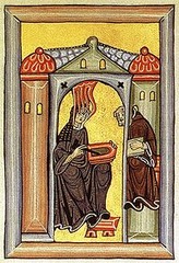Hildegard von Bigen's Vision,1050-1079,Romanesque Art Hildegard von Bigen's Vision,1050-1079,Romanesque Art