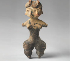 ID: Tlatilco female figurines. Global prehistory. Central Mexico, site of Tlatilco. 1200-1900 B.C.E. Ceramic.
Form: cermaic, female, no arms, wide hips, 2 face
Function: medical( first representation of birth deformity), hypothetical(duality of women, mankind, good, evil)
Content: double face, birth deformity
Context: medical, hypo, supernatural ID: Tlatilco female figurines. Global prehistory. Central Mexico, site of Tlatilco. 1200-1900 B.C.E. Ceramic.
Form: cermaic, female, no arms, wide hips, 2 face
Function: medical( first representation of birth deformity), hypothetical(duality of women, mankind, good, evil)
Content: double face, birth deformity
Context: medical, hypo, supernatural