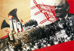 Illustration from the Results of the First Five-Year Plan. Varvara Stepanova. 1932. Photomontage. Illustration from the Results of the First Five-Year Plan. Varvara Stepanova. 1932. Photomontage.