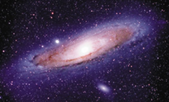 It is a picture of the Andromeda galaxy, located about 2.5 million light-years away. It is a picture of the Andromeda galaxy, located about 2.5 million light-years away.