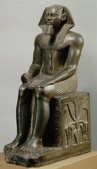 Khafre, c. 2500 B.C.E., Egyptian Museum, Cairo,Egyptian Old Kingdom Art Khafre, c. 2500 B.C.E., Egyptian Museum, Cairo,Egyptian Old Kingdom Art