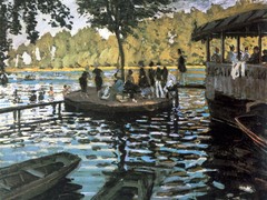 La Grenouillere by Claude Monet, 1869 La Grenouillere by Claude Monet, 1869