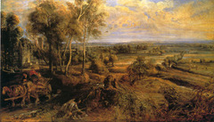 Landscape with Chateau Steen by Peter Paul Rubens, 1636 Landscape with Chateau Steen by Peter Paul Rubens, 1636