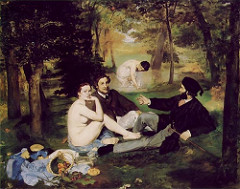 Le Dejeuner sur l'Herbe (Luncheon on the Grass) by Edouard Manet, 1863 Le Dejeuner sur l'Herbe (Luncheon on the Grass) by Edouard Manet, 1863