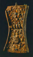 Lukasa (memory board)
Mbudye Society, Luba peoples (Democratic Rpublic of the Congo). c. 19th to 20th century C.E. Wood, beads, and metal
More detailed information is conveyed on the front and back of the board. On the lukasa's Lukasa (memory board)
Mbudye Society, Luba peoples (Democratic Rpublic of the Congo). c. 19th to 20th century C.E. Wood, beads, and metal
More detailed information is conveyed on the front and back of the board. On the lukasa's