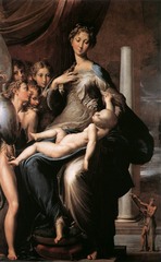 Madonna of the Long Neck, Parmigianino, Uffizi, Florence 1535,Mannerism Madonna of the Long Neck, Parmigianino, Uffizi, Florence 1535,Mannerism