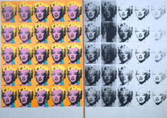 Marilyn Diptych. Warhol. 1962. Oil, acrylic, and silkscreen enamel on canvas Marilyn Diptych. Warhol. 1962. Oil, acrylic, and silkscreen enamel on canvas