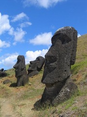 Moai,10th-12th century,stone,Easter Island Moai,10th-12th century,stone,Easter Island