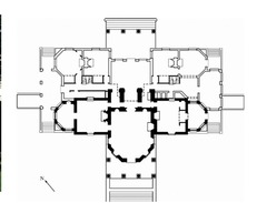 Monticello plan
Thomas Jefferson, Virginia, 1768-1809, Brick, Glass, Stone, Wood
Little Mountain in Italian
Chief building on Jefferson's plantation
Symmetrical interior and exterior design
Brick building with stucco applied to the trim giving it the effect of marble
Tall French doors and windows to allow circulation of air during hot virginia summers
Appears to be a one story building with a dome but the balustrade hides the second floor
Inspired by Palladian villas in Italy Roman ruins in France
Octagonal dome
Saving space in his home, used narrow spiral staricases, beds in alcoves or in walls between rooms
Interpretation of enlightenment belief in the perfectibility of human beings
Effort to create classical style of architecture for the entire nation
Building served as a visible expression of a country dedcated to liberty, use of Roman/Greek style cause he wanted to imitate the republic mixed with democracy Monticello plan
Thomas Jefferson, Virginia, 1768-1809, Brick, Glass, Stone, Wood
Little Mountain in Italian
Chief building on Jefferson's plantation
Symmetrical interior and exterior design
Brick building with stucco applied to the trim giving it the effect of marble
Tall French doors and windows to allow circulation of air during hot virginia summers
Appears to be a one story building with a dome but the balustrade hides the second floor
Inspired by Palladian villas in Italy Roman ruins in France
Octagonal dome
Saving space in his home, used narrow spiral staricases, beds in alcoves or in walls between rooms
Interpretation of enlightenment belief in the perfectibility of human beings
Effort to create classical style of architecture for the entire nation
Building served as a visible expression of a country dedcated to liberty, use of Roman/Greek style cause he wanted to imitate the republic mixed with democracy