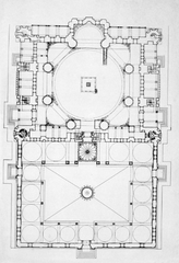 Mosque of Selim II plan Mosque of Selim II plan