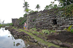 Nan Madol. Pohnpei, Micronesia. Saudeleur Dynasty. 700-1600 ce. Basalt boulders and prismatic columns Nan Madol. Pohnpei, Micronesia. Saudeleur Dynasty. 700-1600 ce. Basalt boulders and prismatic columns