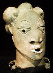 Nok Head,500-200BC,terra-cotta,African Art Nok Head,500-200BC,terra-cotta,African Art