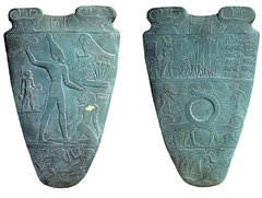 Palette of King Narmer. Predynastic Egypt. c. 3000-2900 bce Greywacke Palette of King Narmer. Predynastic Egypt. c. 3000-2900 bce Greywacke