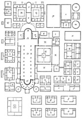 Plan of St. Gall,820,ink on parchment,Carolingian Art Plan of St. Gall,820,ink on parchment,Carolingian Art