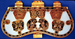 Purse Cover from Sutton Hoo Ship Burial,600-650,gold,Saxon Art Purse Cover from Sutton Hoo Ship Burial,600-650,gold,Saxon Art