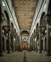 San Lorenzo Nave by Filippo Brunelleschi in Florence, Italy.
1421-1446 San Lorenzo Nave by Filippo Brunelleschi in Florence, Italy.
1421-1446