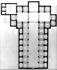 San Lorenzo Plan by Filippo Brunelleschi in Florence, Italy.
1421-1446 San Lorenzo Plan by Filippo Brunelleschi in Florence, Italy.
1421-1446