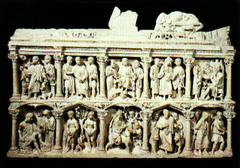 Sarcophagus of Junius Bassus, 359, marble, Sarcophagus of Junius Bassus, 359, marble,