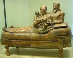 Sarcophagus of the Spouses. Etruscan, c. 520 bce terra cotta Sarcophagus of the Spouses. Etruscan, c. 520 bce terra cotta