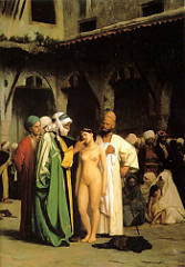 Slave Market by Jean-Leon Gerome, 1866 Slave Market by Jean-Leon Gerome, 1866