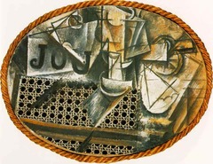 Still Life with Chair Caning by Pablo Picasso, 1912 Still Life with Chair Caning by Pablo Picasso, 1912
