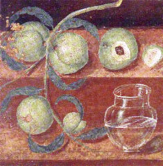 Still Life with Peaches, 50 CE, fresco,Roman Art Still Life with Peaches, 50 CE, fresco,Roman Art